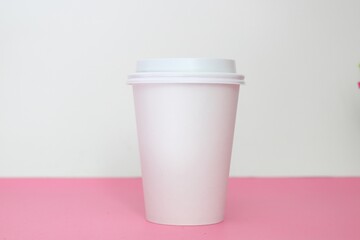 Disposable Paper Coffee Cup with Lid