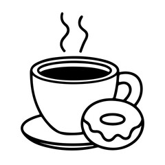 Coffee and Donut
