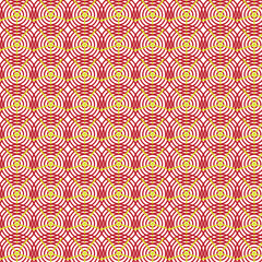 vector seamless pattern with bold strled circles.  Stylish geometric texture.  Modern abstract background.