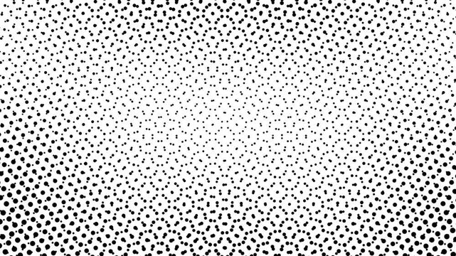Black & White Geometric Pattern - Motion Graphic Animation, 4K