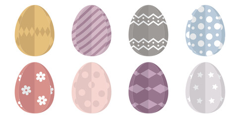 Bright easter corners with colorful paper cut eggs and clouds. Easter celebration background