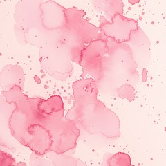 Abstract pink watercolor background with organic textures  