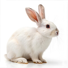 Cute Rabbit on white background