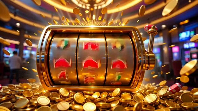 Feeling lucky? spin to win big with this golden slot machine! your fortune awaits, don't miss out!