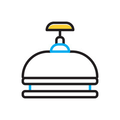 Multi color icon for bell