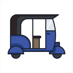 Bajaj Three-Wheeler Vehicle Land Transportation