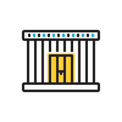 Multi color icon for jail