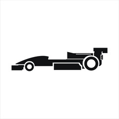 Flat Icon Formula 1 Car Racing Vehicle Land Transportation