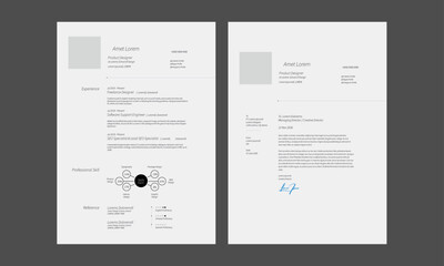 Modern Resume Template CV Cover Letter
