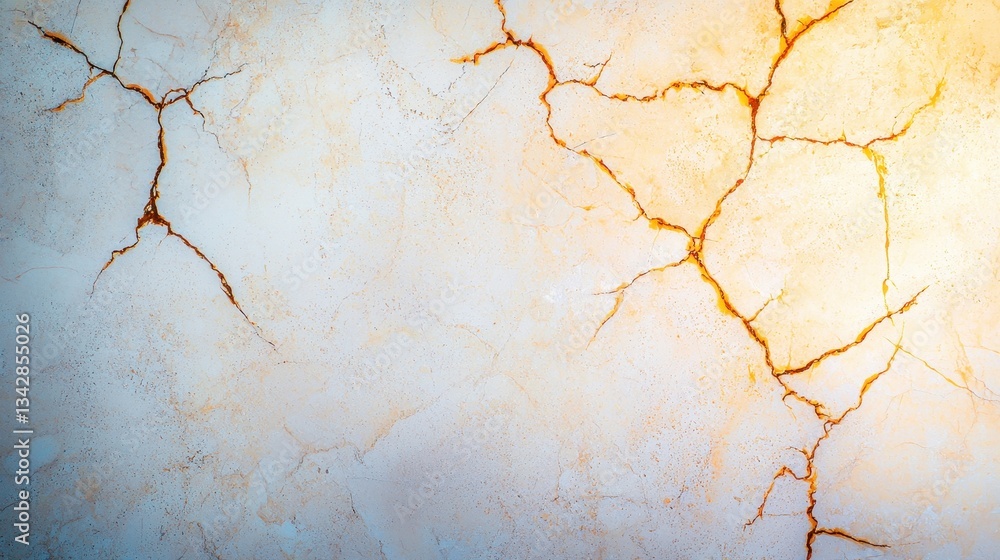 Poster abstract texture background with cracked pattern and color gradients