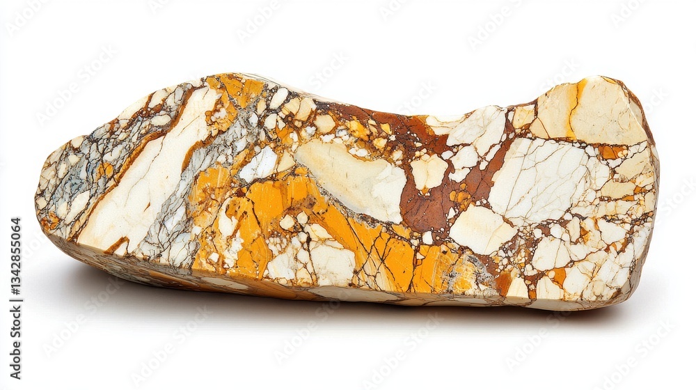 Poster colorful rock formation with unique patterns and textures