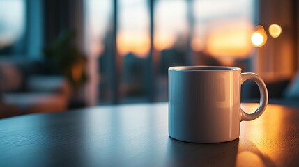 Evening Coffee, Sunset View