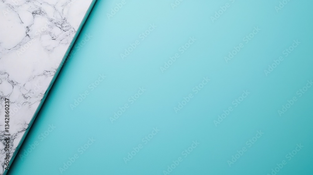 Poster marble texture and solid color background for creative projects