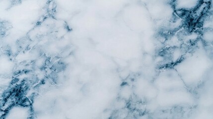 Fototapeta premium Beautiful Blue and White Marble Surface with Natural Veins and Texture