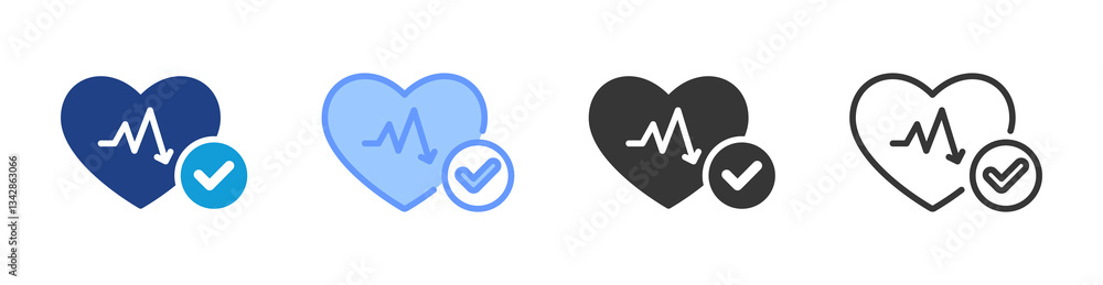 Poster Fault Tolerance icon set multiple style collection