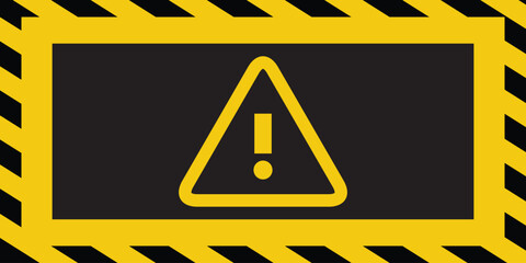 Police line yellow tape warning danger caution flat illustration clipart . 