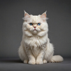 cat on white background