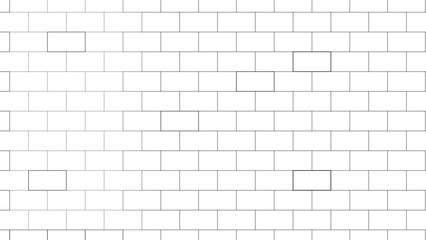 Fototapeta premium White brick wall background pattern . building architecture brick wall concrete abstract backgrounds .