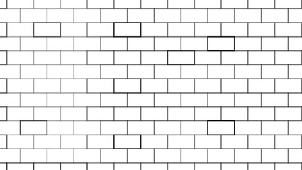 Fototapeta premium White brick wall background pattern . building architecture brick wall concrete abstract backgrounds .