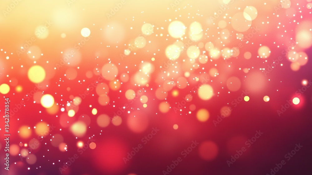 Poster an abstract background with lights and sparkles in various sizes