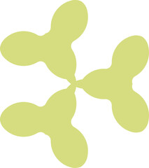 vector abstract icon illustration of an abstract background to different uses. Fun symbol with color