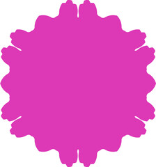 vector abstract icon illustration of an abstract background to different uses. Fun symbol with color and curves