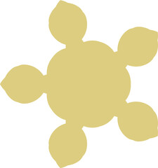 vector abstract icon illustration of an abstract background to different uses. Fun symbol with color