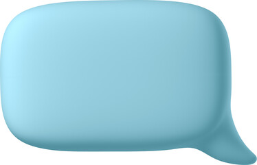 Small blue speech bubble