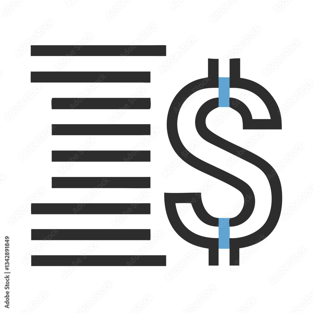 Poster dollar sign with speed lines for fast transaction