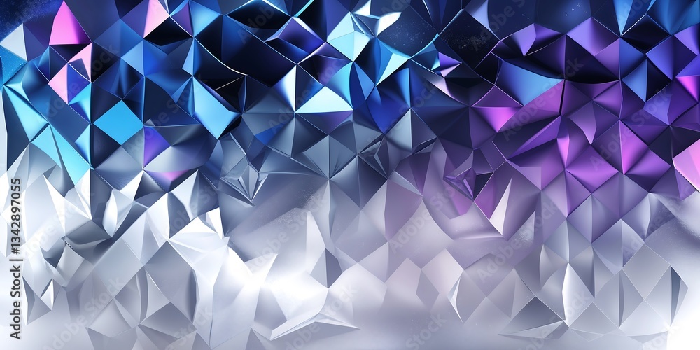 Poster a modern geometric background forming intricate diamond and hexagonal patterns
