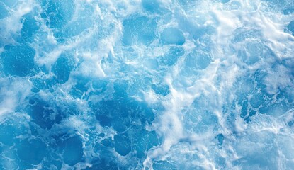 Obraz premium Azure Ocean Waves: A Stunning Water Texture