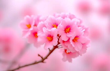 Obraz premium pink cherry blossom
