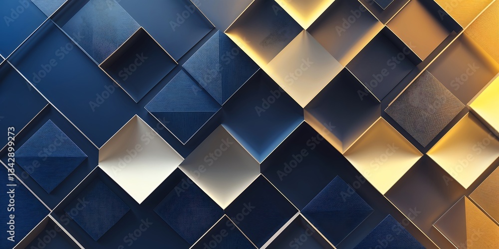 Aufkleber a modern geometric background forming intricate diamond and hexagonal patterns
