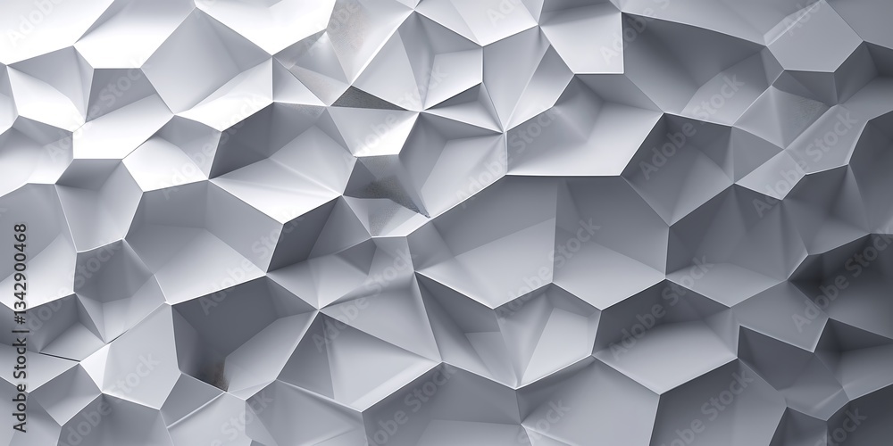 Poster a modern geometric background forming intricate diamond and hexagonal patterns