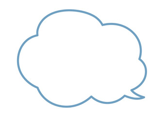 シンプルなもこもこふきだし