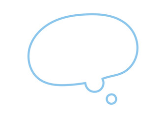 考える吹き出しイラスト素材