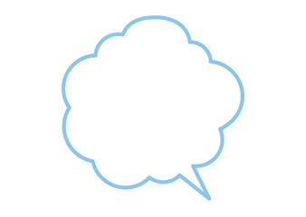 シンプルなもこもこふきだし