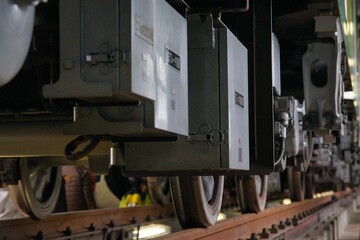 電車の車輪
