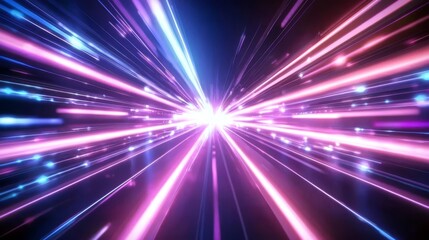 Naklejka premium Visual representation of big data and network connectivity.