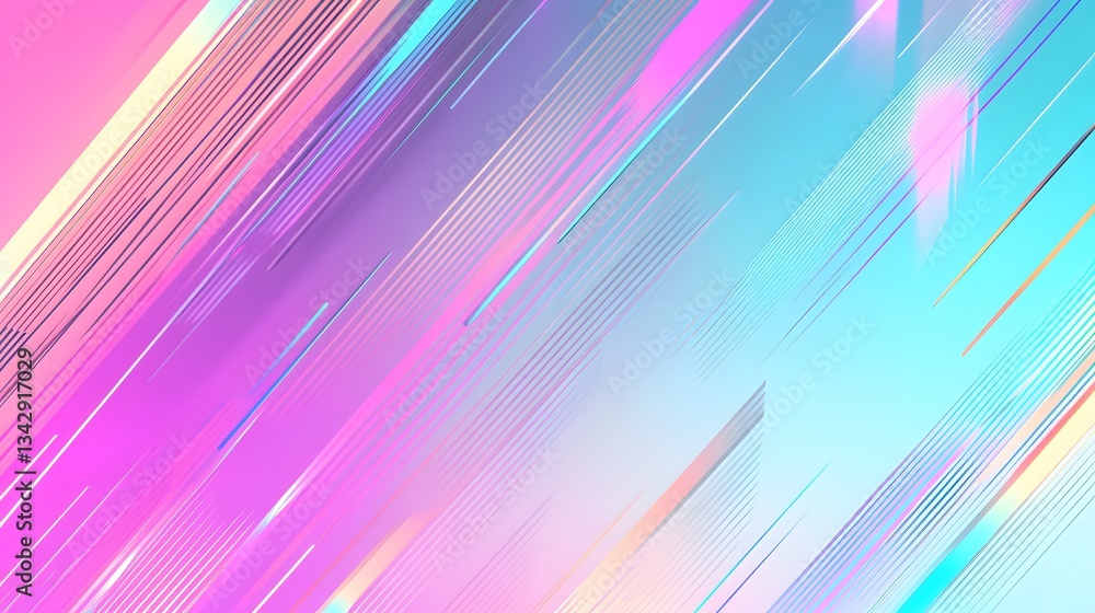 Poster abstract background with diagonal lines of various colors and shades