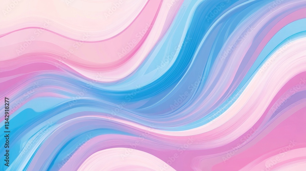 Poster abstract background image with flowing shapes and vibrant colors