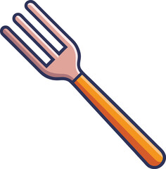 Garden Fork Vector Illustration
