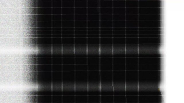 Static noise flickering in crossed lightleak lines, scanning lines in cross pattern overlay effect