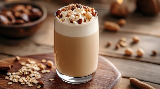 A creamy, nutty beverage crafted from the finest oats, offering a naturally sweet and wholesome alternative to dairy, perfect for lattes and smoothies.