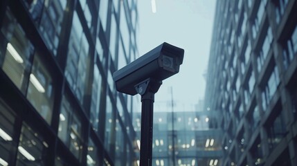 Outdoor cctv surveillance system  security camera for building safety and area monitoring solutions