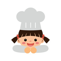 꼬마 요리사 일러스트