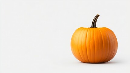 Freshly harvested pumpkin on a clean background