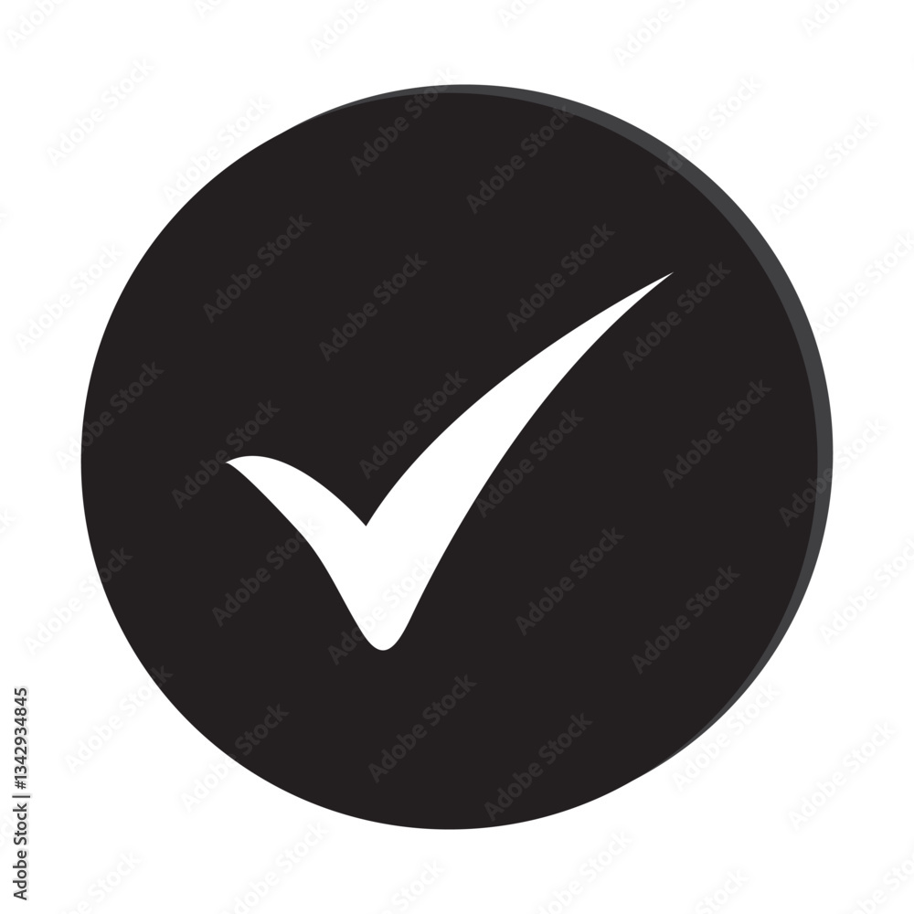 Poster blue tick set of a collection of blue check mark badges in various shapes and designs, suitable for 