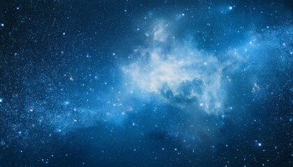 Fototapeta premium Nebula and galaxies in space. Abstract cosmos background