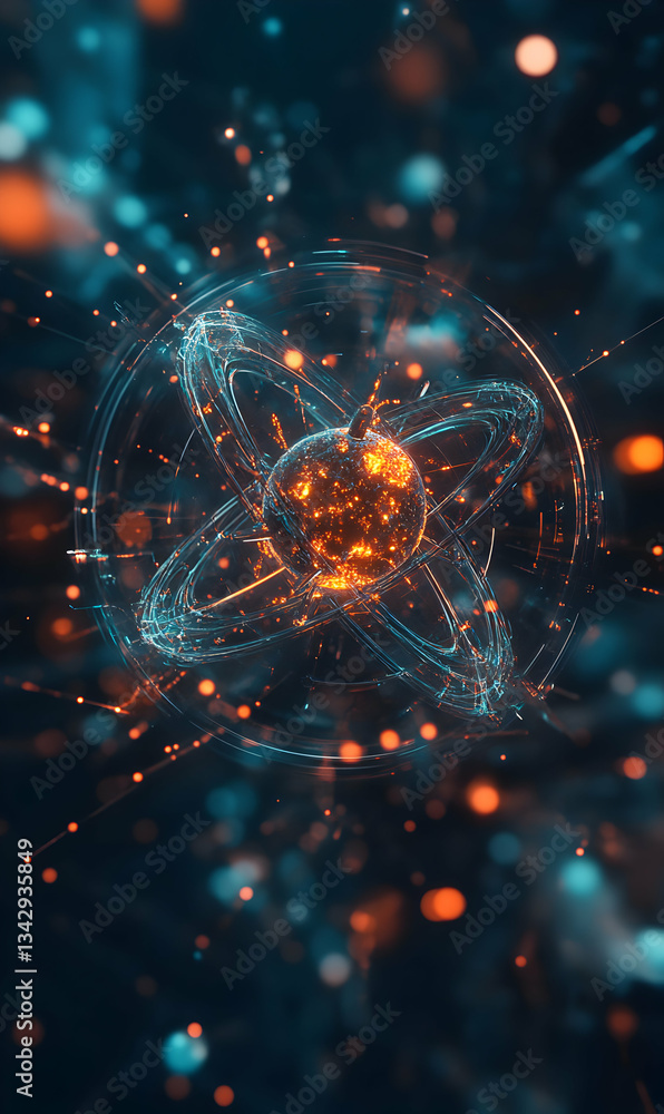 Poster complex quantum sphere, an innovative visualization, showing structure and properties